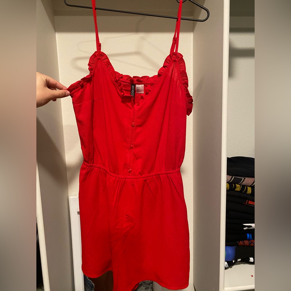 Brand New Red Romper